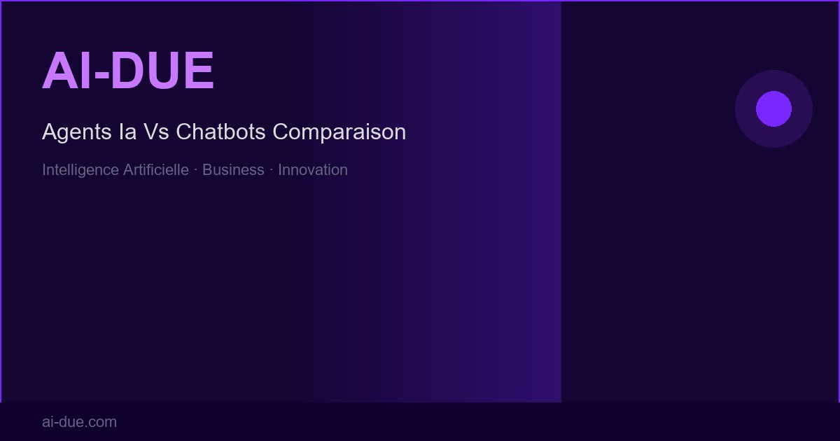 Agents IA autonomes vs chatbots traditionnels : comparaison complète 2026